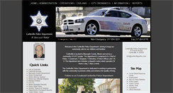 Desktop Screenshot of carlinvillepolice.com