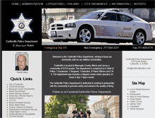 Tablet Screenshot of carlinvillepolice.com